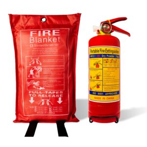 Fire Extinguishers Dry Powder1Kg - Fire Blanket